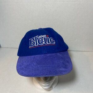 Wool Rare Vintage Labatt Bleue Quebec Beer Embroidered Logo Blue Baseball Cap